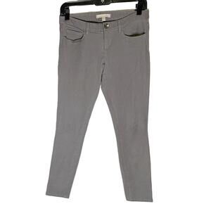 Banana Republic Sloan Low Rise Soft Stretch Skinny Gray Fit Ankle Pants Size 0‎